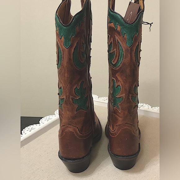 Old West Leather Joseph Boot size Mens 5, Woman’s 6.5 new With Tags - Picture 10 of 13